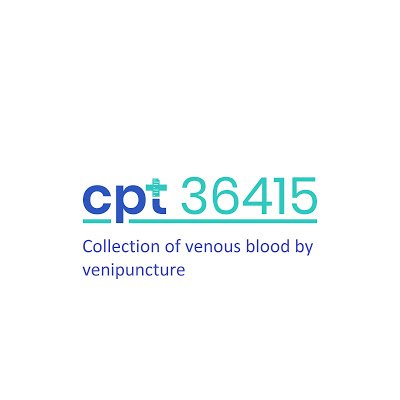 CPT 36415 - Collection of venous blood by venipuncture